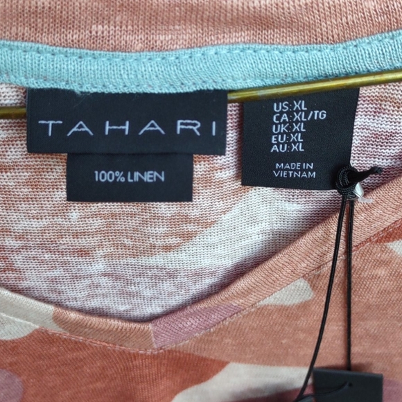 COPY - NWT Tahari Linen Tee - Picture 3 of 4